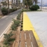 La Concejalía de Urbanismo de Alicante ha encomendado a Akra-Señal, la instalación de elementos de caucho para evitar que los monopatines salgan despedidos fuera del Skate Plaza de la Avenida de Niza.