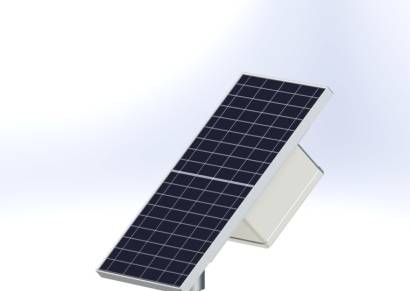 PLACA SOLAR 30W CON SENSOR LASER