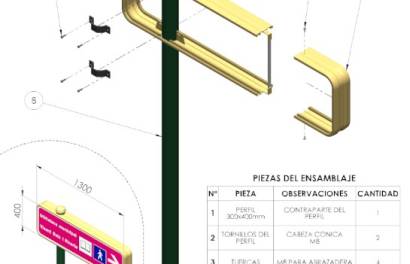 SEÑAL INFORMATIVA S-13 SERIE DOLMEN