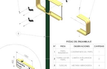 SEÑAL INFORMATIVA S-13 SERIE DOLMEN